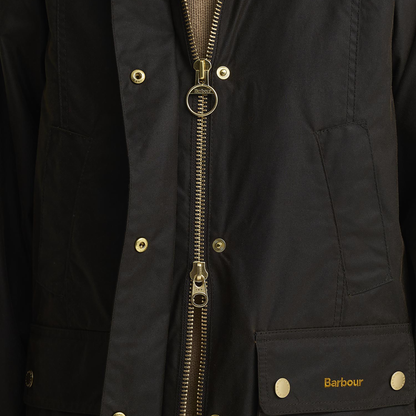 Tartan Collar Modern Beadnell Wax Jacket