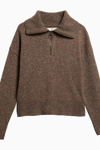 Lavensdale Half Zip Fleck Knitted Jumper