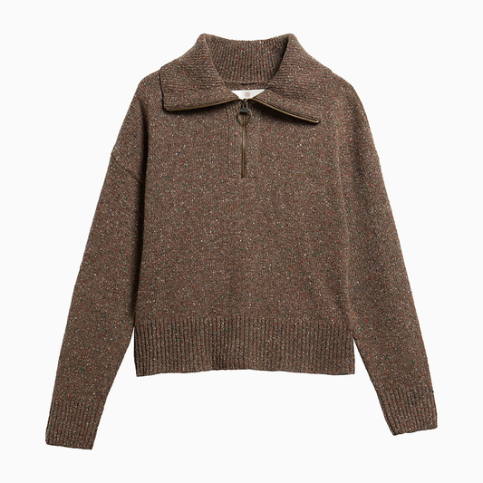 Lavensdale Half Zip Fleck Knitted Jumper