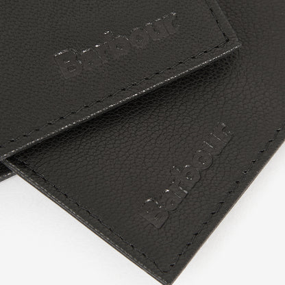 Leather/Tartan Wallet & Card Holder Gift Set
