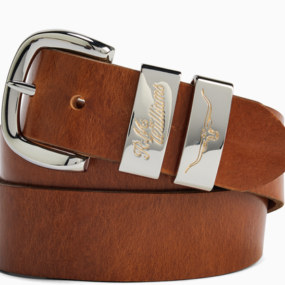 Drover Belt Nickel/Brass
