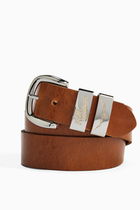 Drover Belt Nickel/Brass