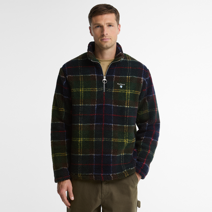Tartan Fleece Half Zip
