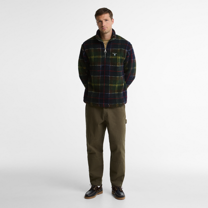 Tartan Fleece Half Zip