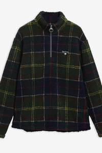 Tartan Fleece Half Zip