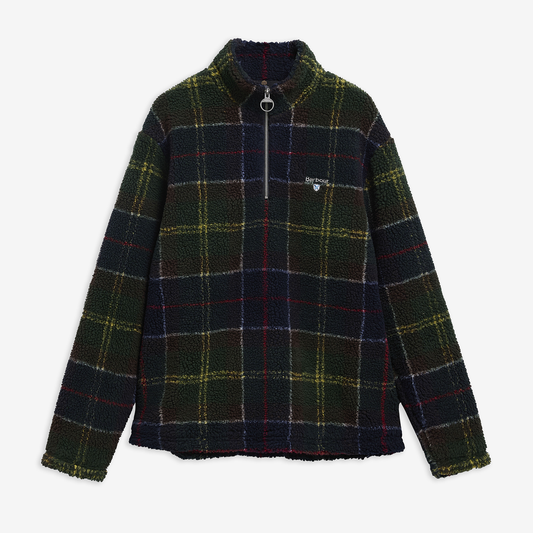 Tartan Fleece Half Zip