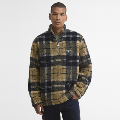 Tartan Fleece Half Zip