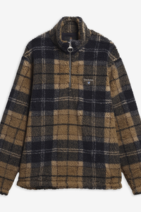 Tartan Fleece Half Zip