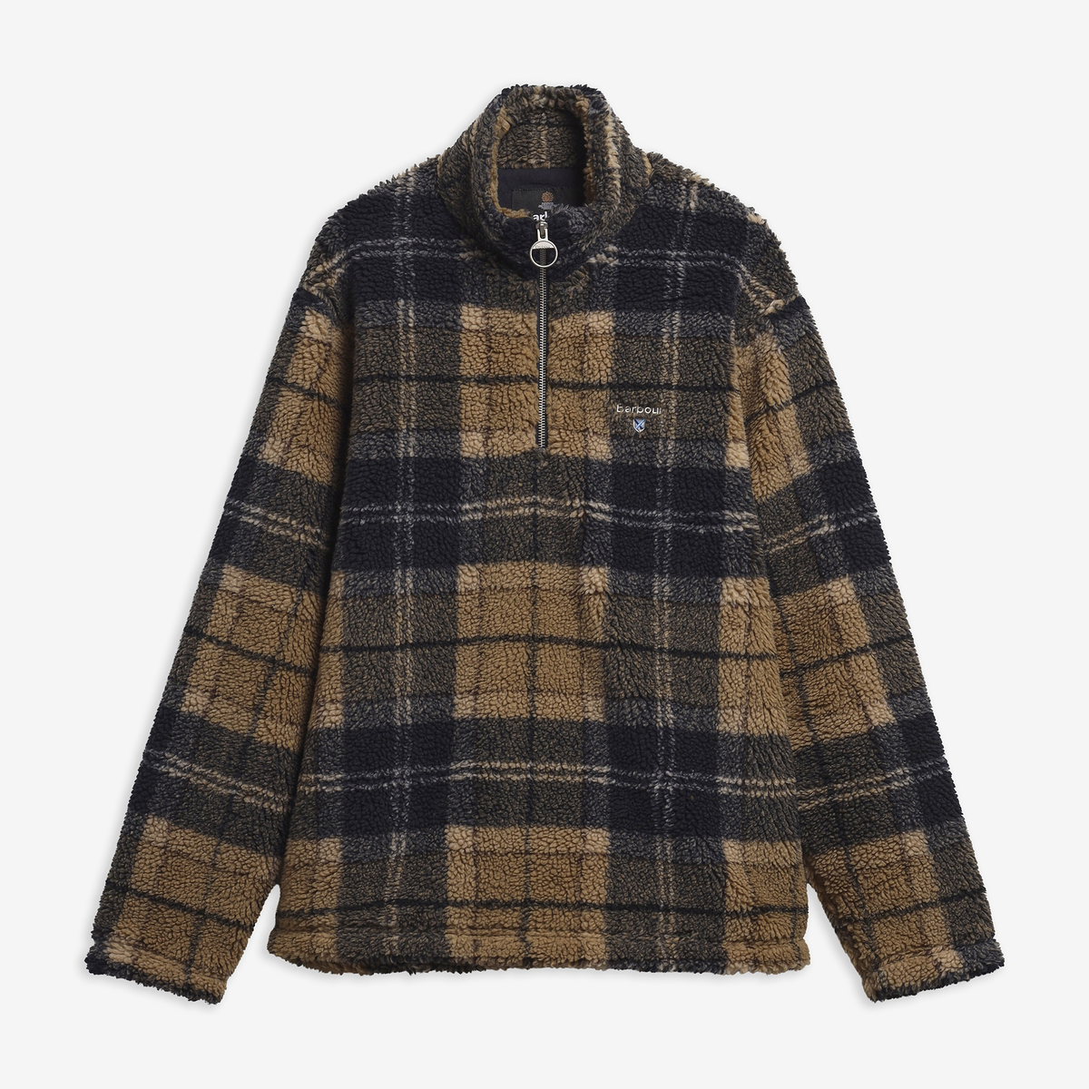 Tartan Fleece Half Zip