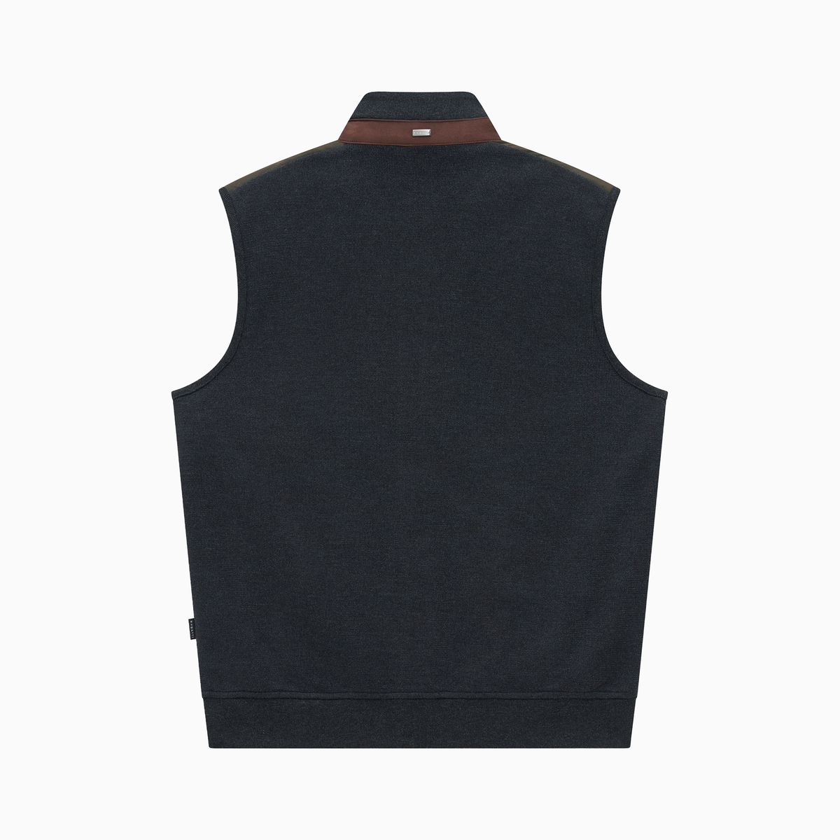Knitted Back Baffle Gilet 