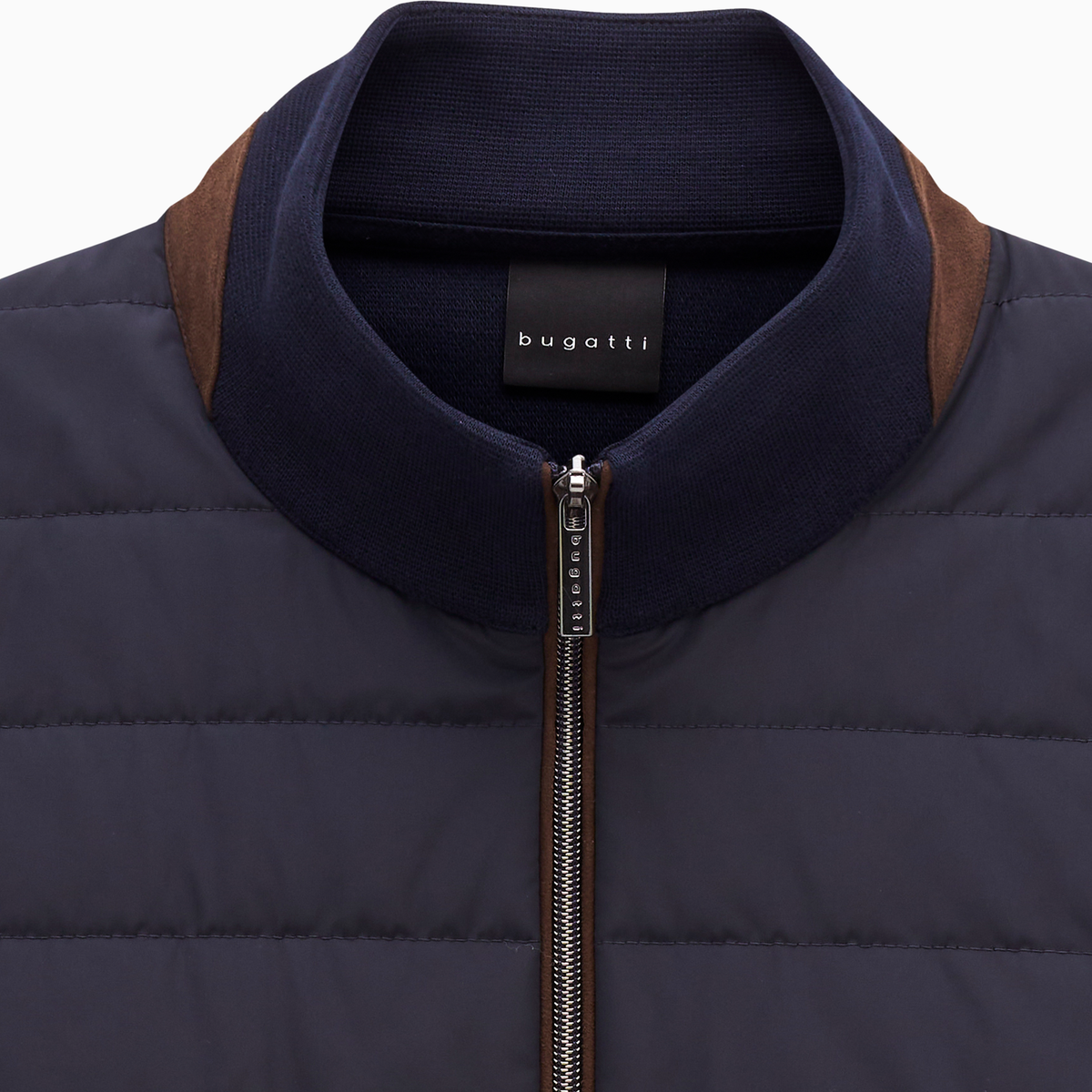 Knitted Back Baffle Gilet 