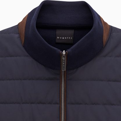 Knitted Back Baffle Gilet 