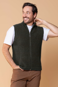 Men's Possum Merino Gilet