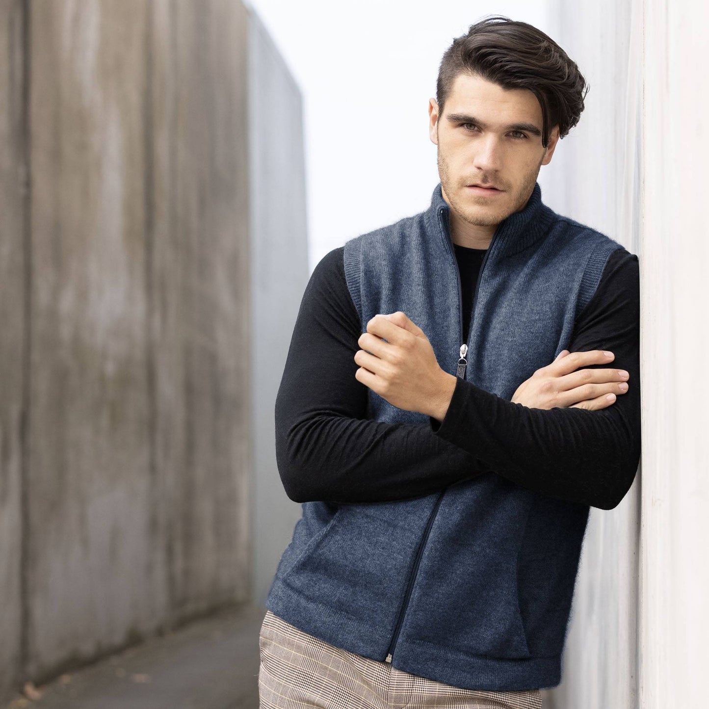 Men's Possum Merino Gilet