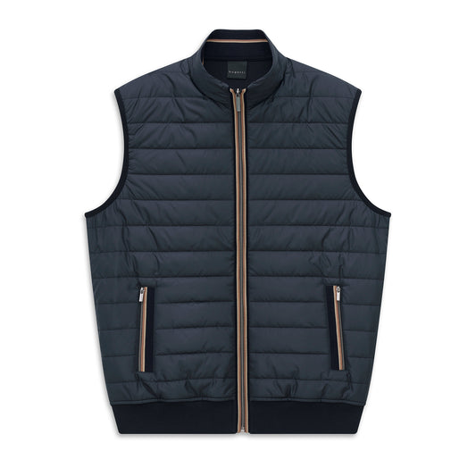 Hybrid Baffle Knit Gilet