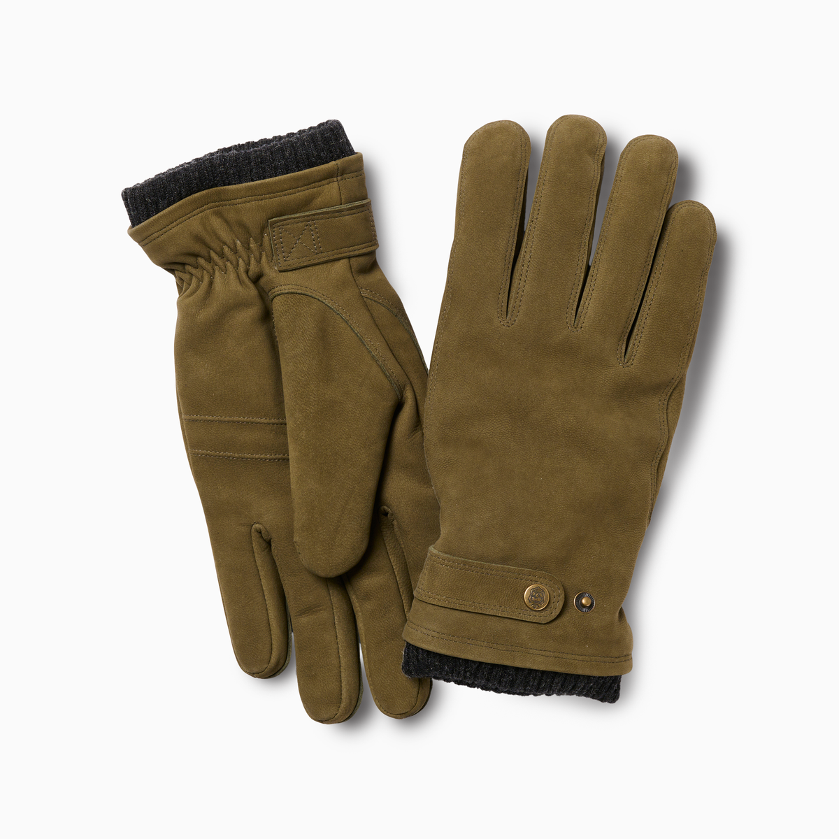 Buck Leather & Knit Glove