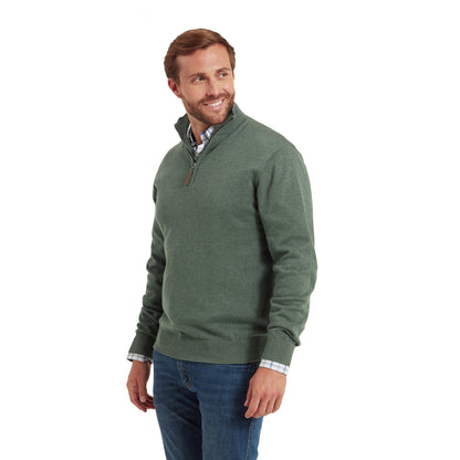 Porthmeor Pima Cotton Quarter Zip