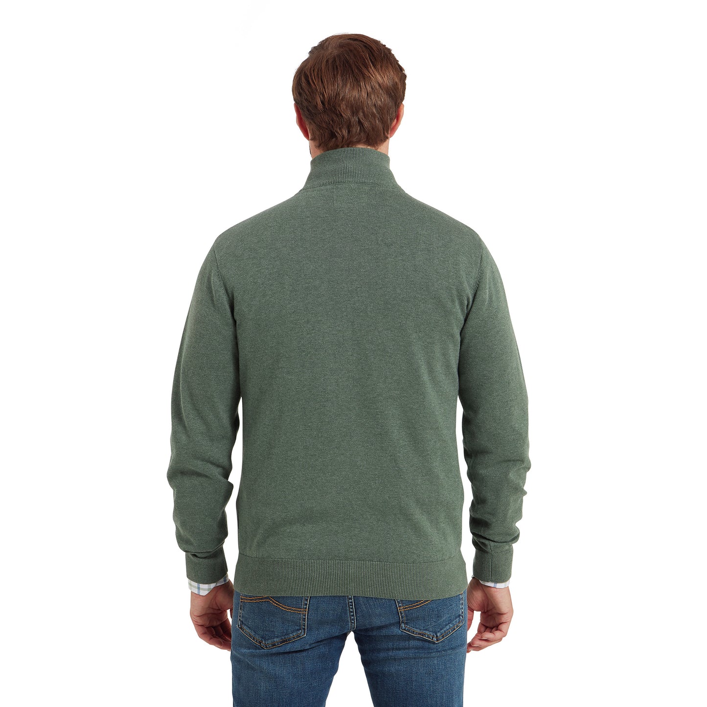 Porthmeor Pima Cotton Quarter Zip
