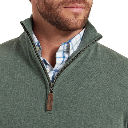Porthmeor Pima Cotton Quarter Zip