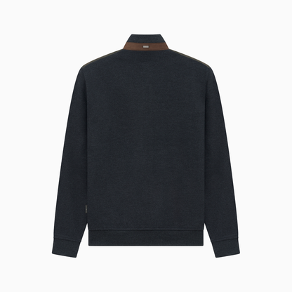Knitted Back Baffle Jacket
