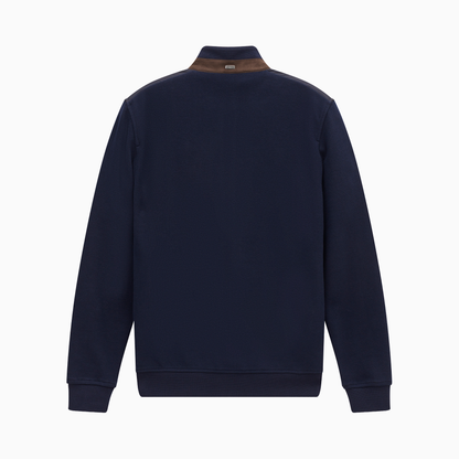 Knitted Back Baffle Jacket
