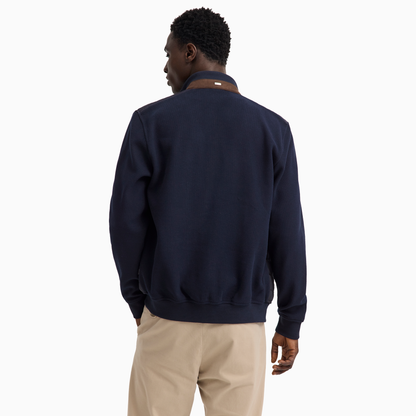 Knitted Back Baffle Jacket