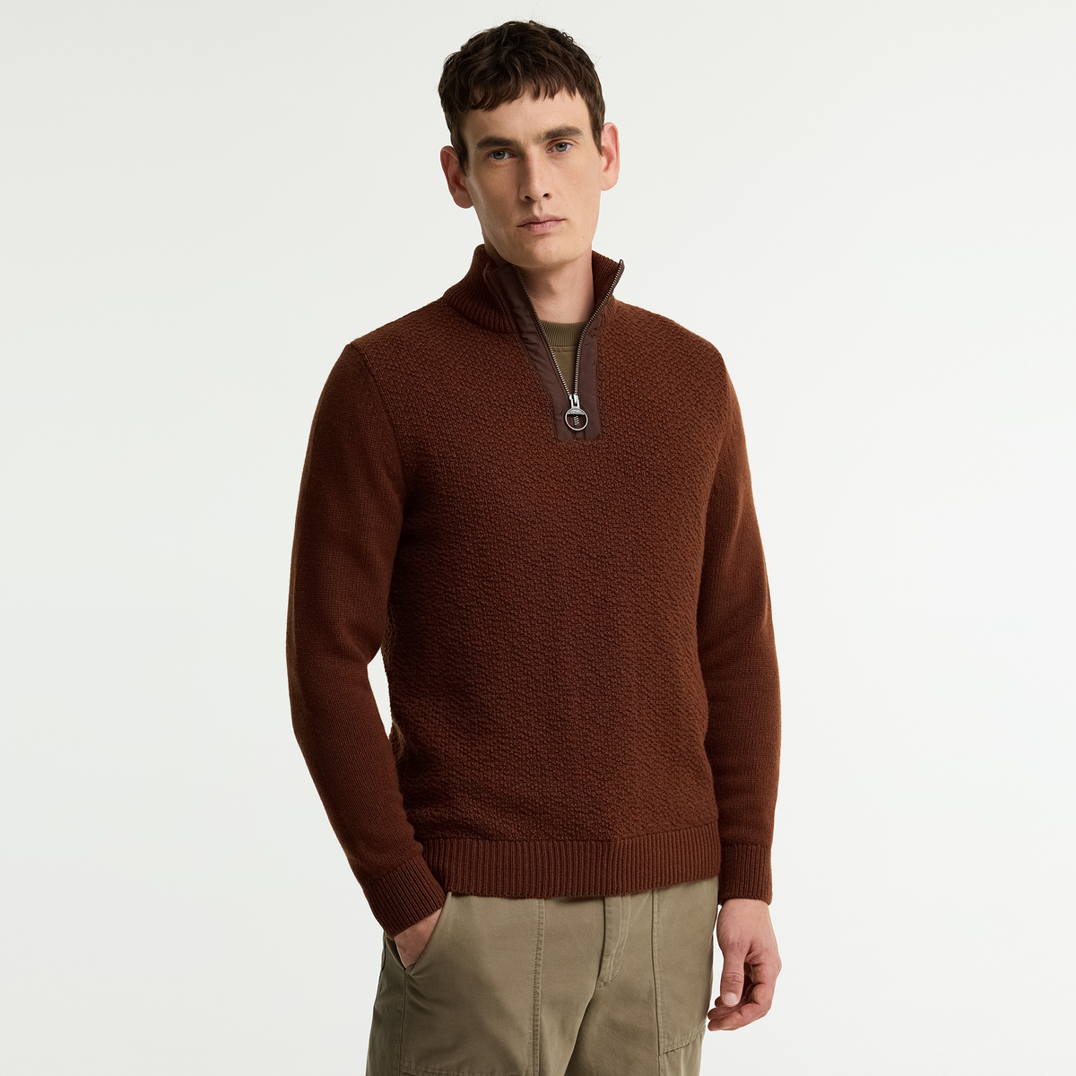 Danforth Textured Half Zip