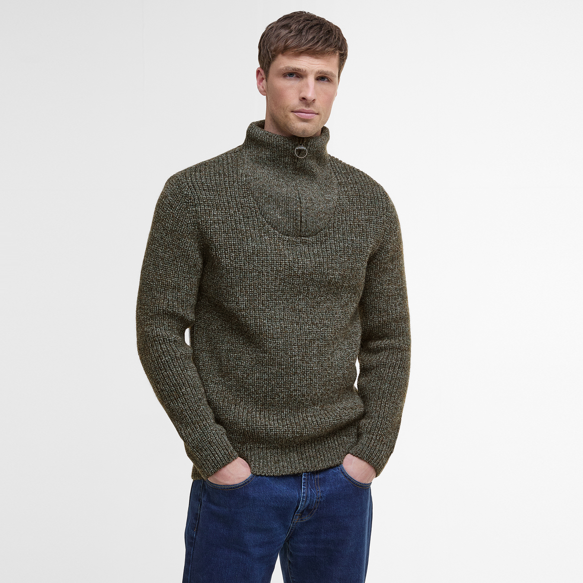 New Tyne Half Zip Knitted Jumper