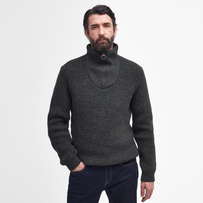 New Tyne Half Zip Knitted Jumper