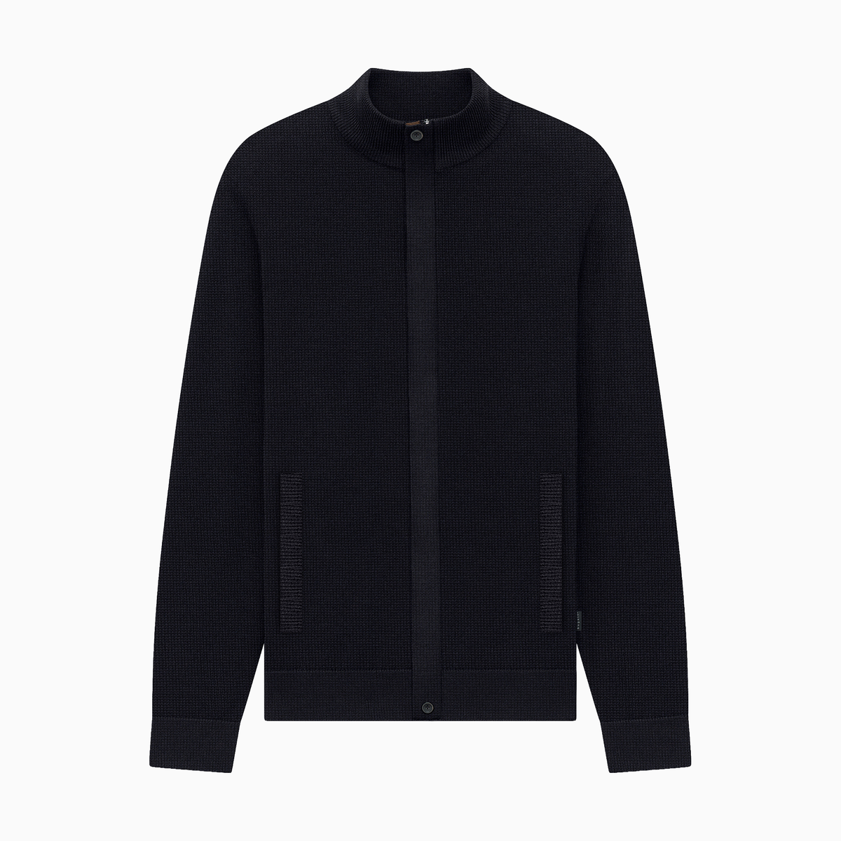 Knitted Wool Zip Cardigan