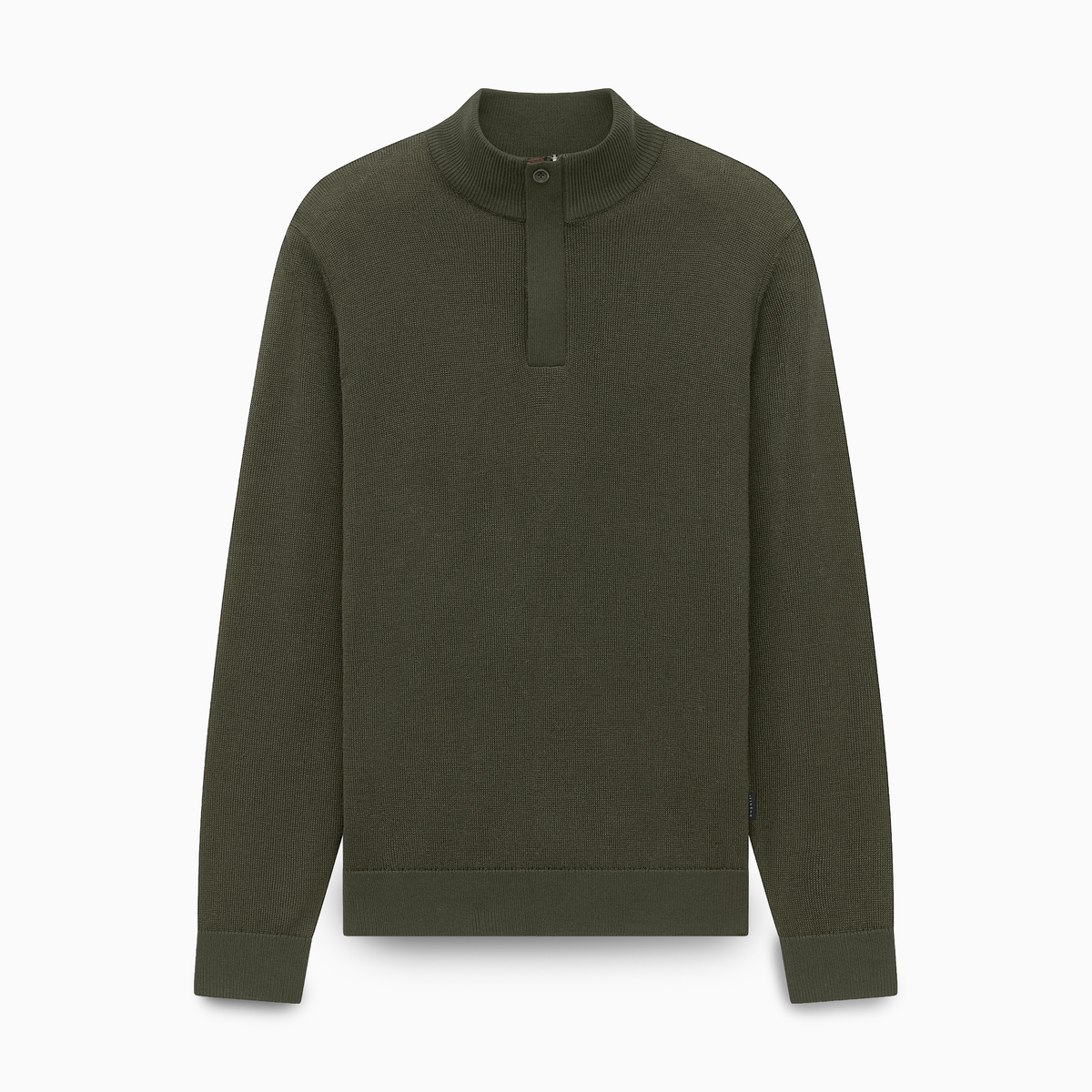 Zip Neck Wool Mix Knit