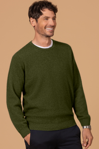 Possum Merino Cambridge Crew Neck Knit