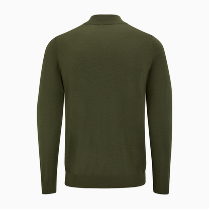 Quarter Zip Merino Knit