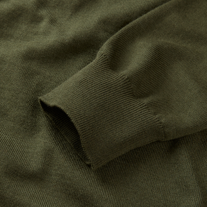 Quarter Zip Merino Knit