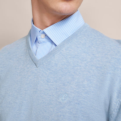 V-Neck Cotton Knit