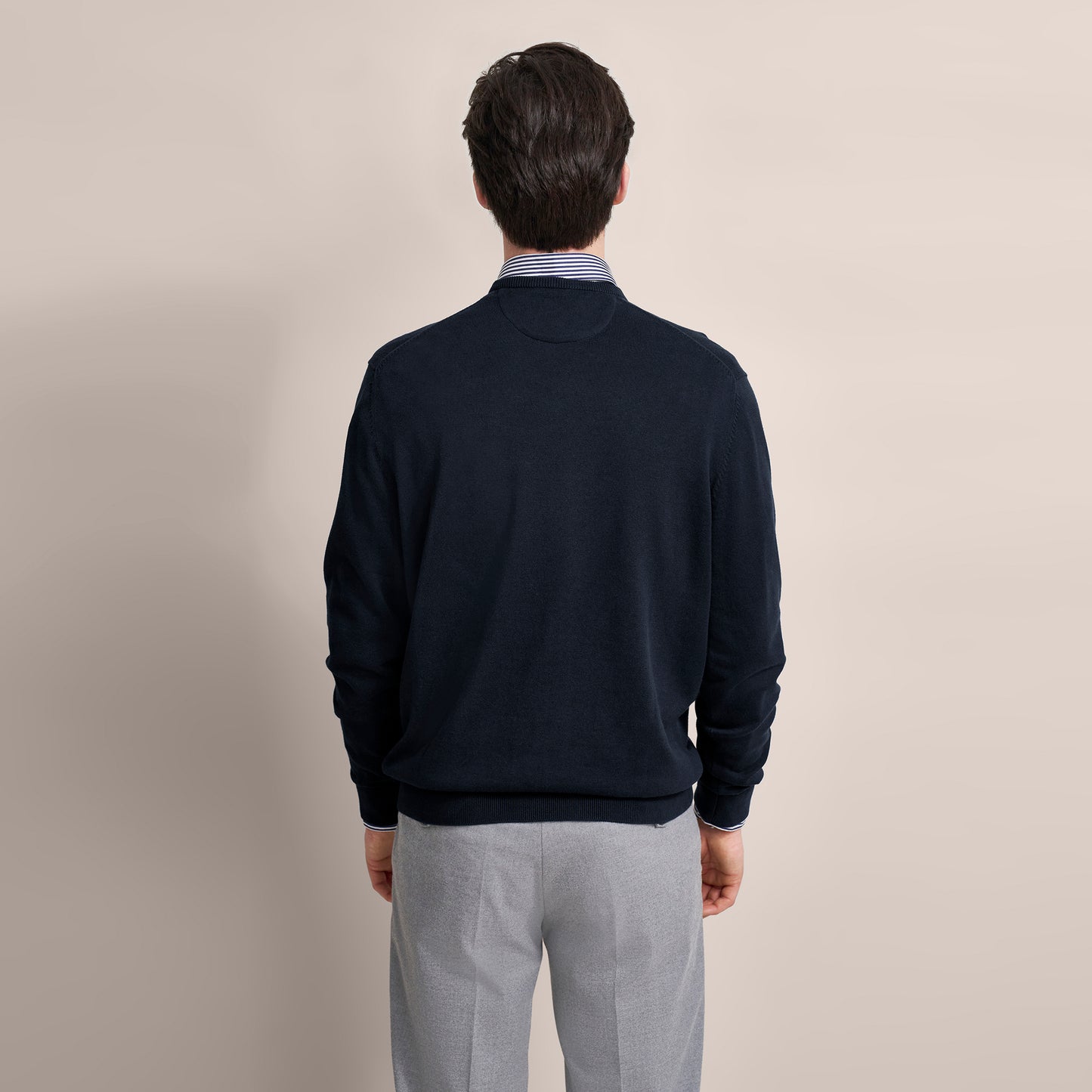 V-Neck Cotton Knit