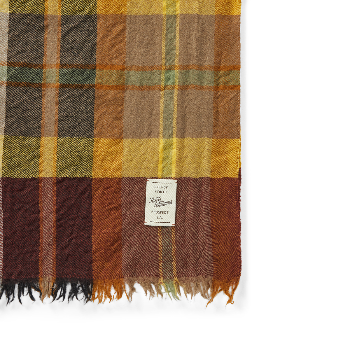 Mulligan Wool Check Scarf