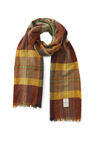 Mulligan Wool Check Scarf