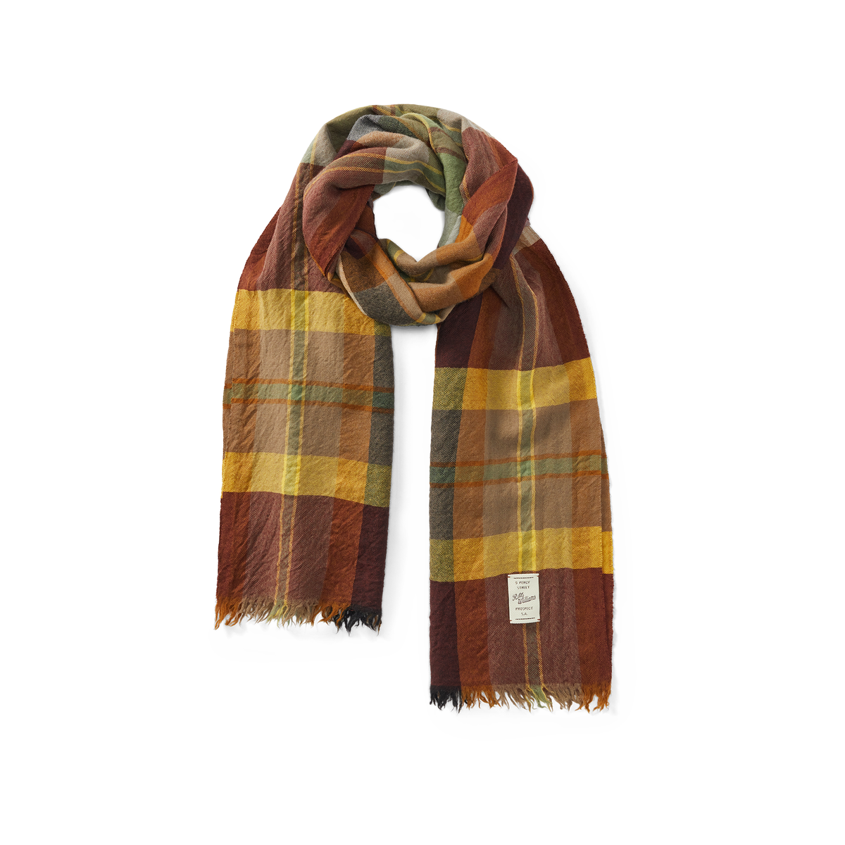 Mulligan Wool Check Scarf