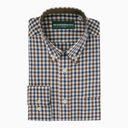 Bakewell Button Down Small Check Shirt