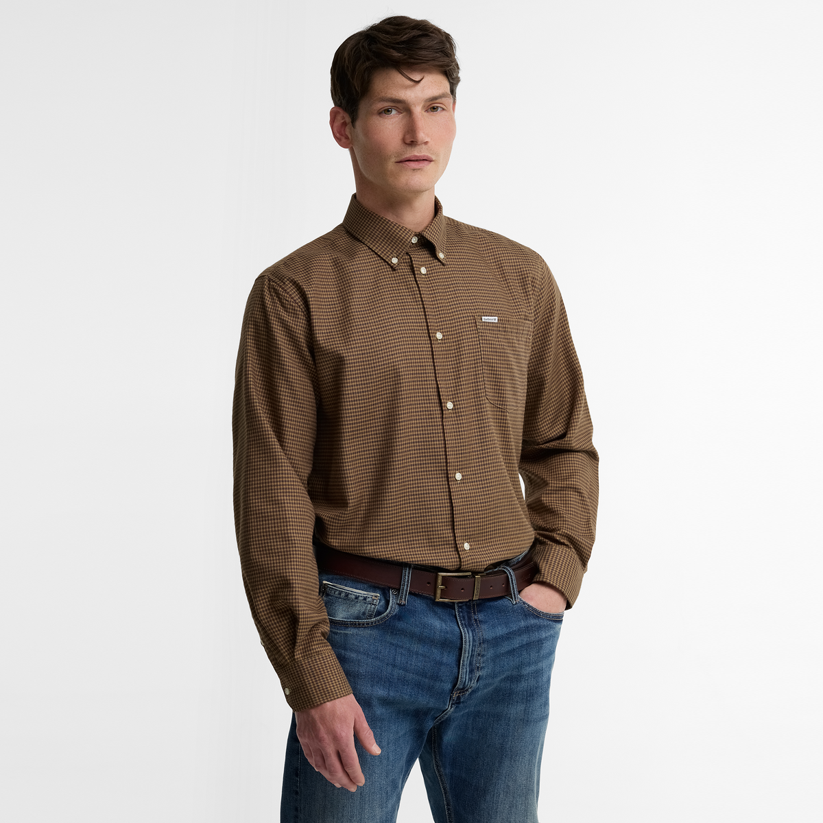 Barnard Thermo Weave Regular Fit Checked Shirt