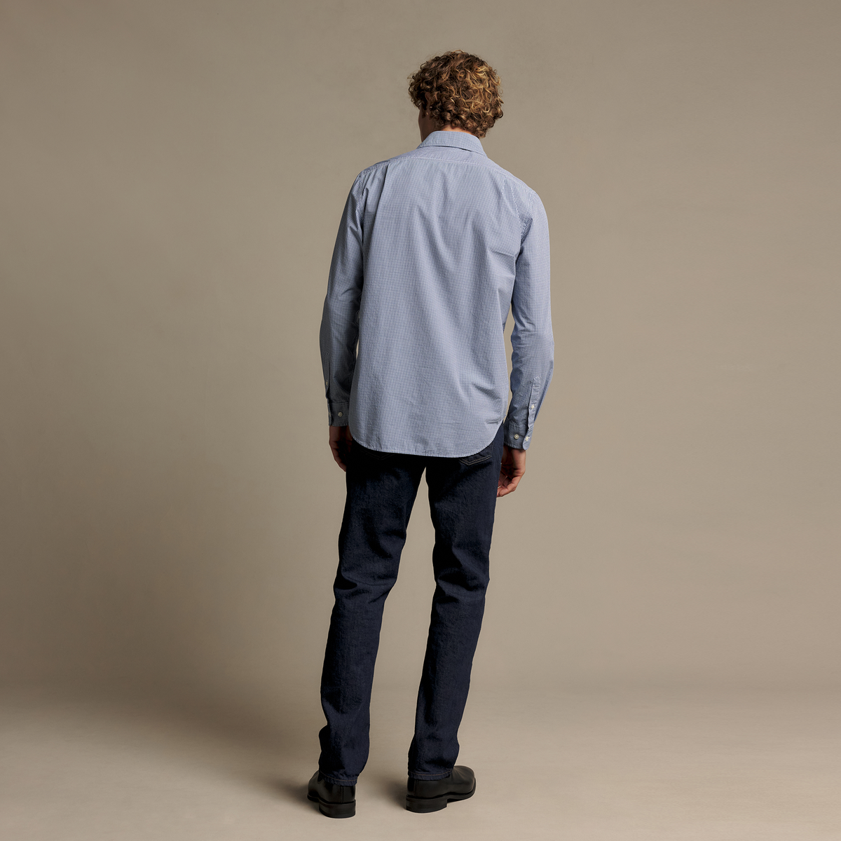Auburn Poplin Check Shirt
