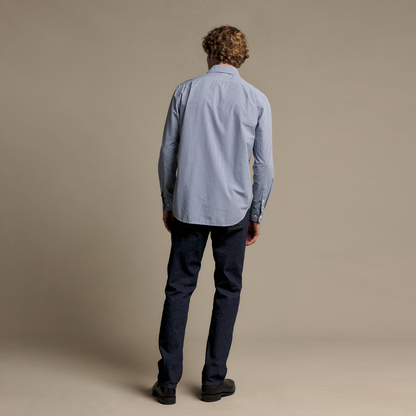 Auburn Poplin Check Shirt