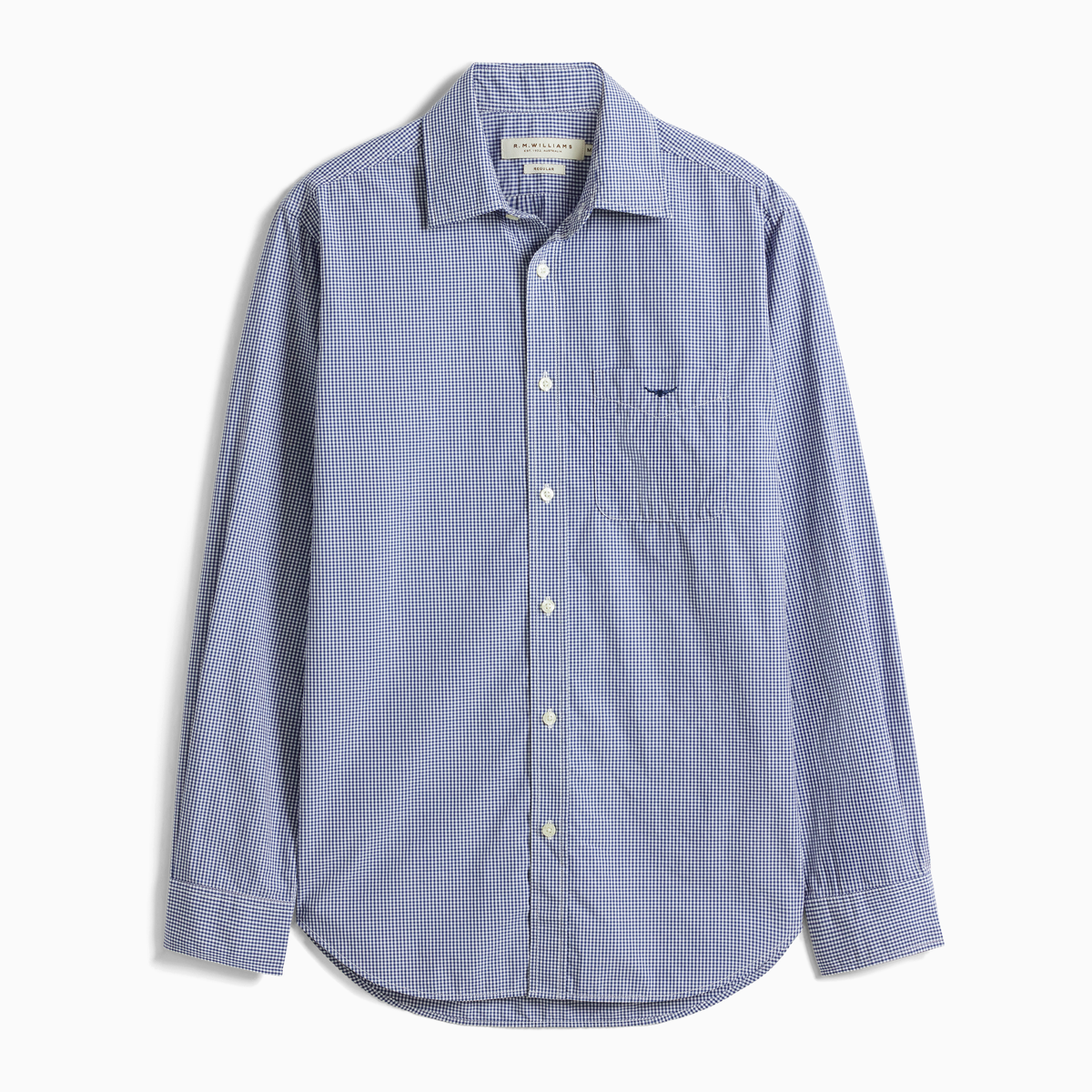 Auburn Poplin Check Shirt