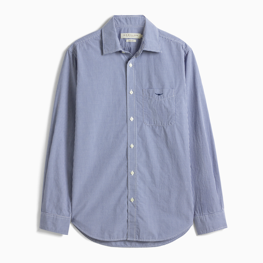 Auburn Poplin Check Shirt