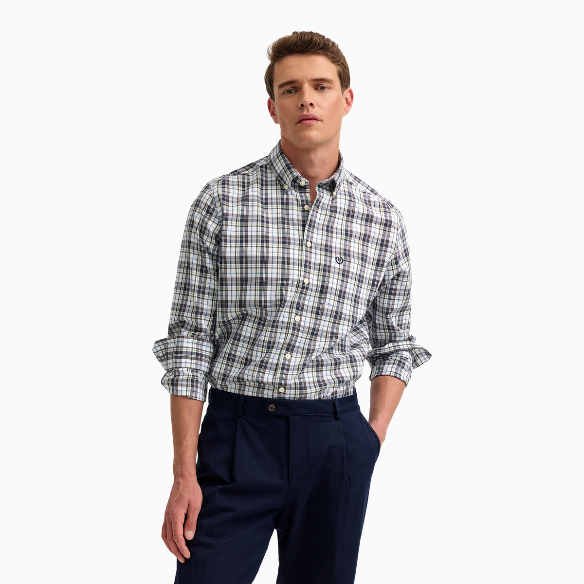 Casual Dobby Check Shirt