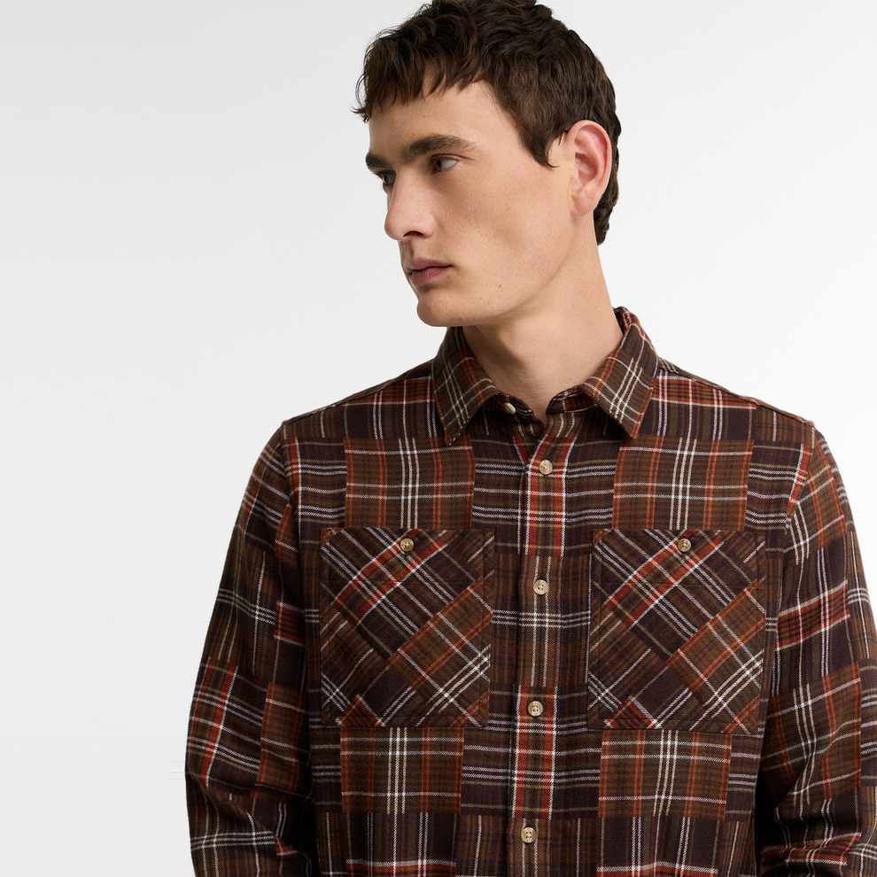 Orca Bro Barbour Catrake Relaxed Patchwork Shirt | Brocklehursts