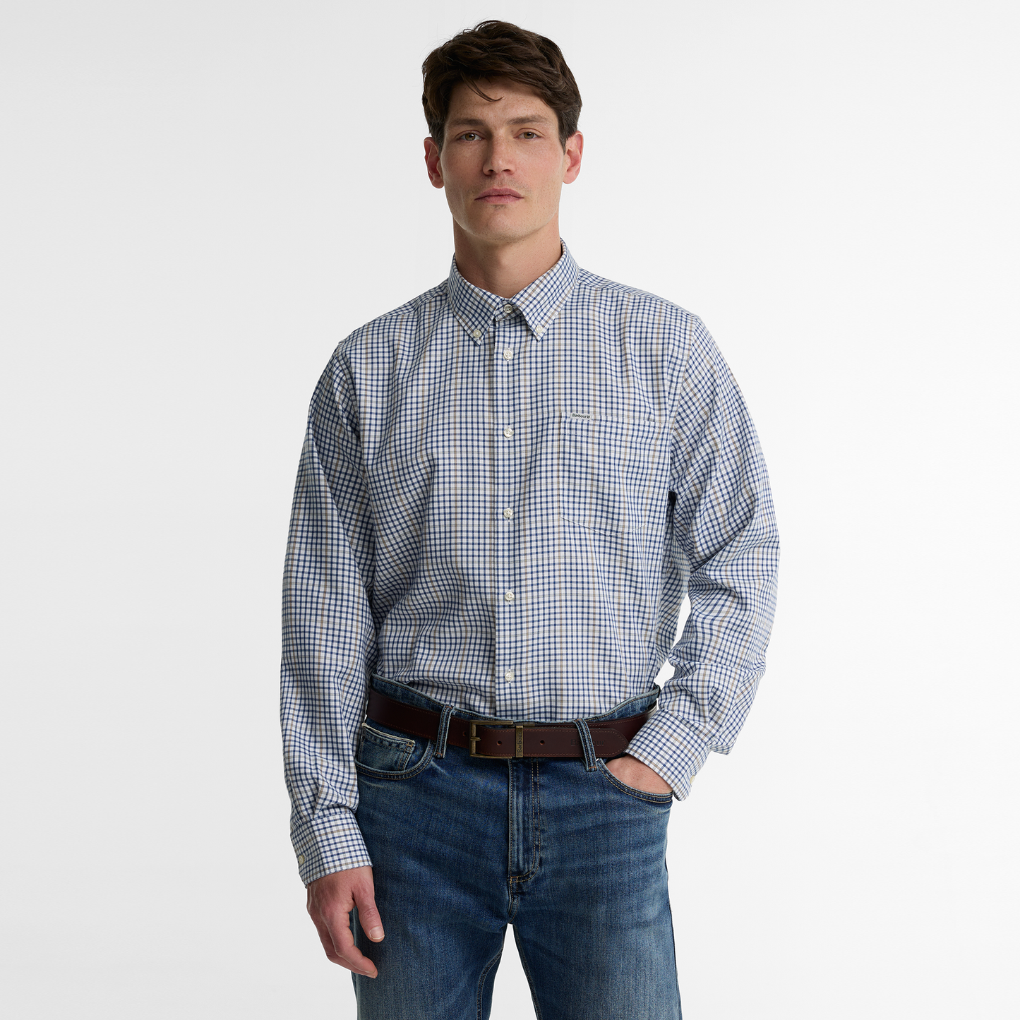 Henderson Regular Thermo Weave Checked Shirt