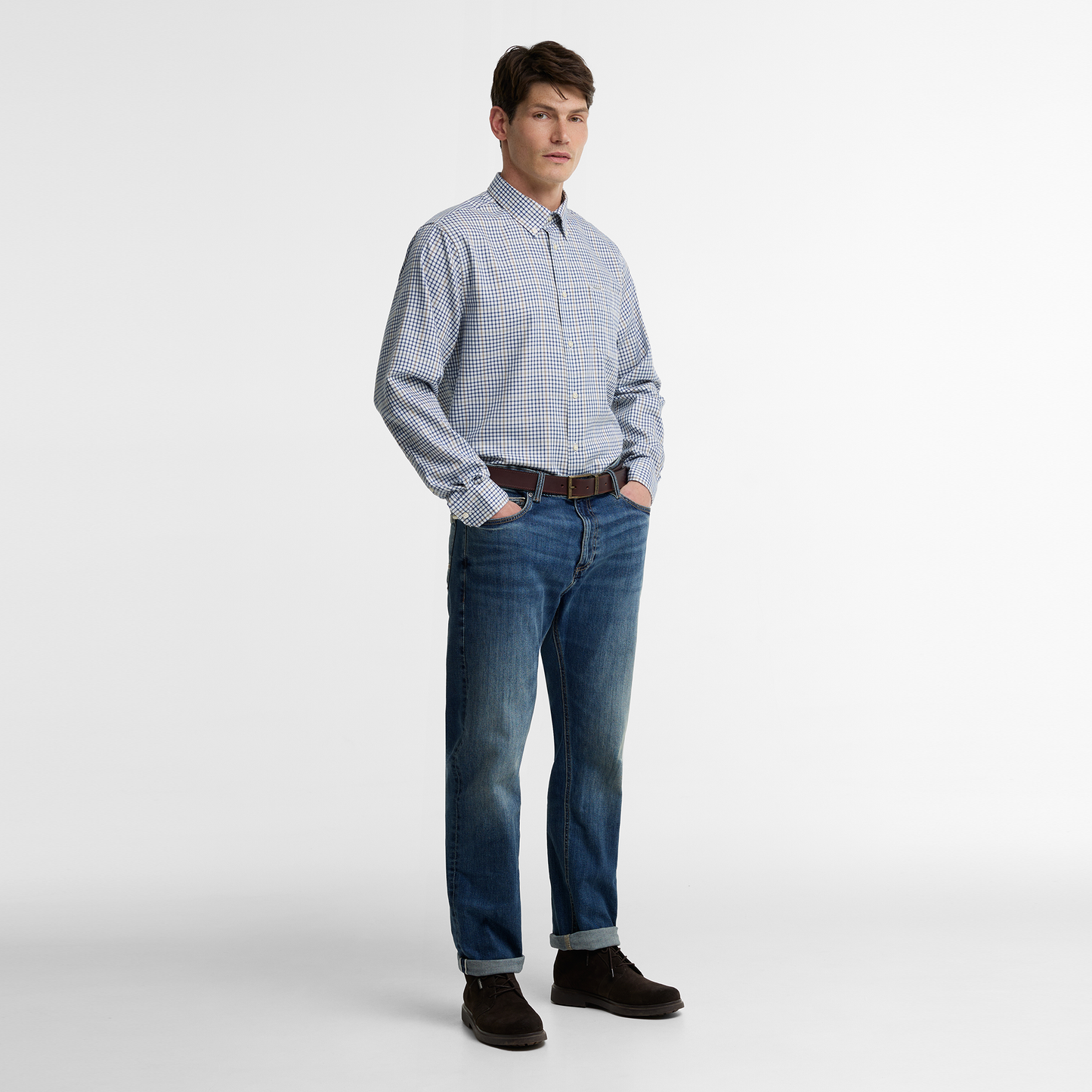 Henderson Regular Thermo Weave Checked Shirt