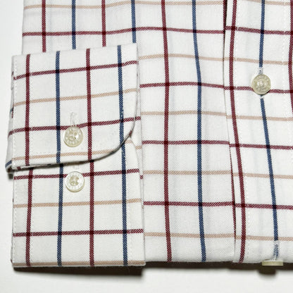 Wensleydale Tattersall Check Shirt Red